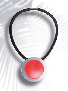 Collier MOOSKETTO rot 60cm